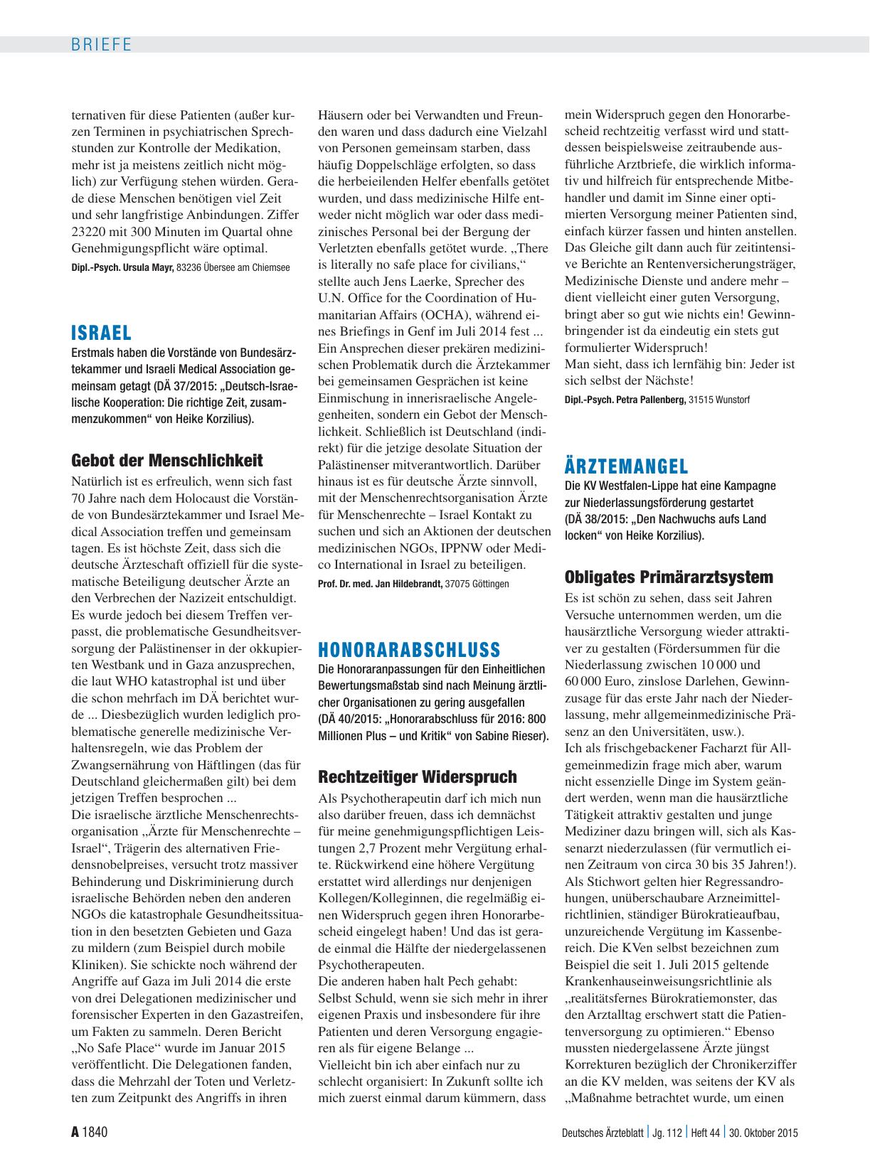 Vorschauseite 1: Honorarabschluss: Rechtzeitiger Widerspruch