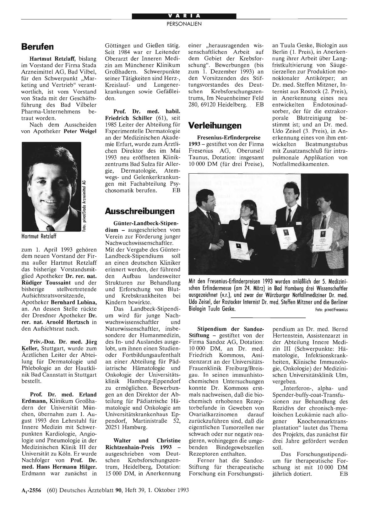 Vorschauseite 1: Berufen