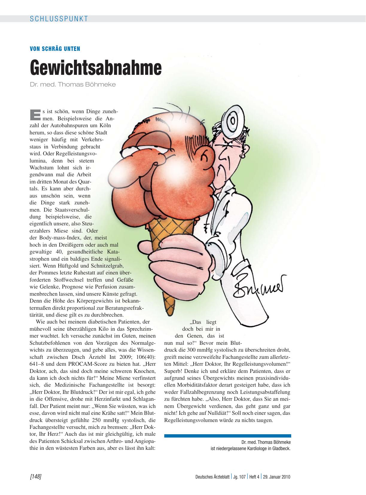 Vorschauseite 1: Von schräg unten: Gewichtsabnahme