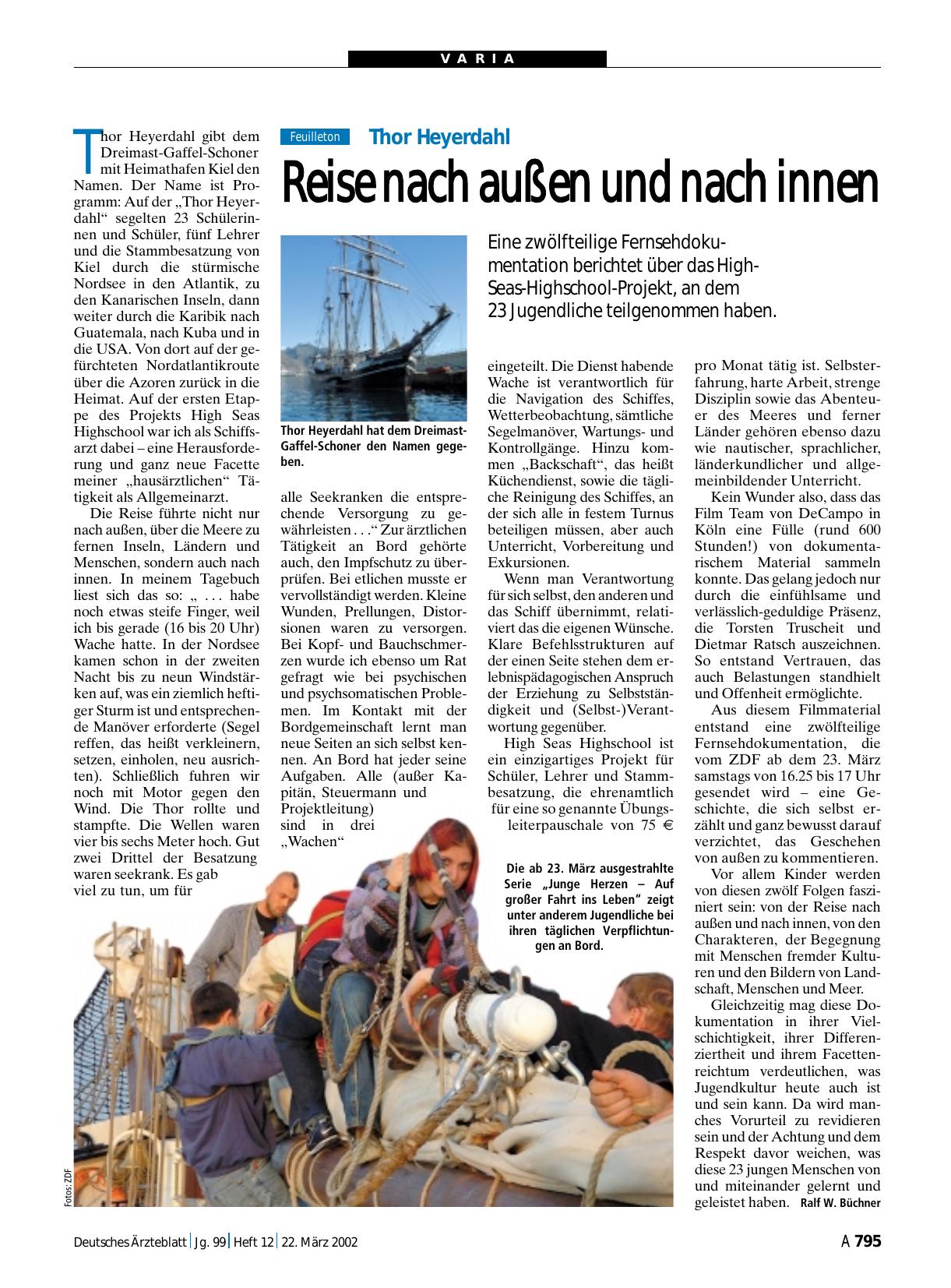 Vorschauseite 1: Thor Heyerdahl: Reise nach außen und nach innen