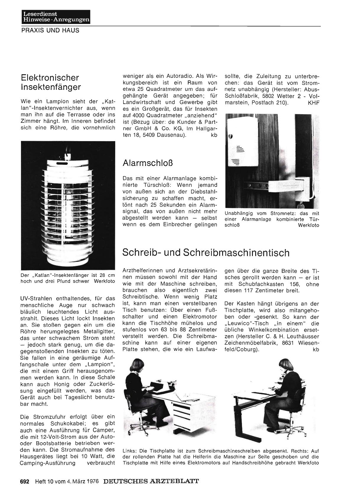 Vorschauseite 1: Schreibund Schreibmaschinentisch