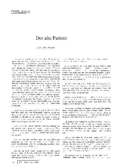 Vorschauseite 1: Der alte Patient