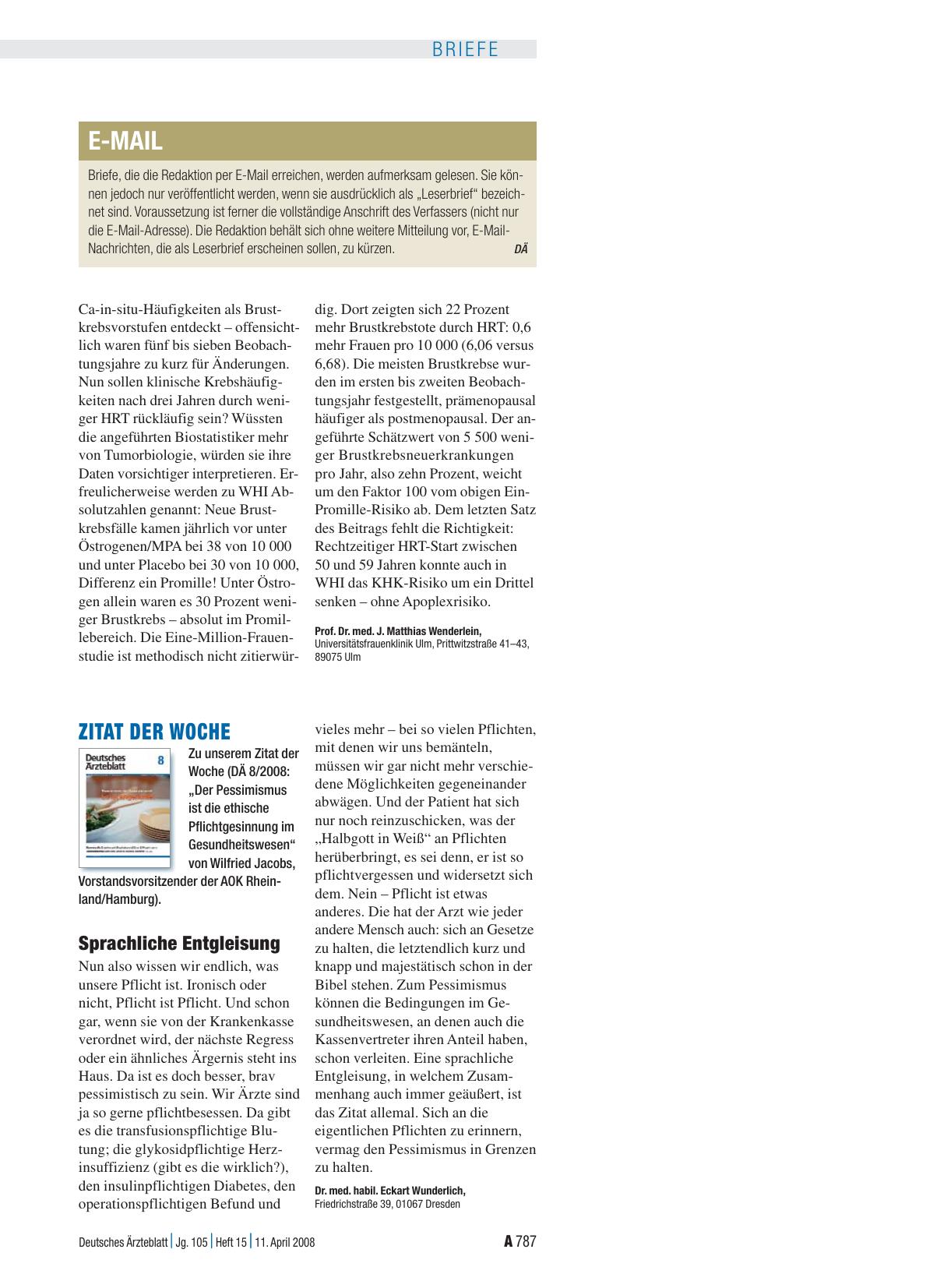 Vorschauseite 1: Zitat der Woche: Sprachliche Entgleisung