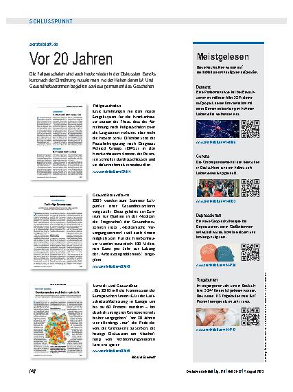 Vorschauseite 1: Meistgelesen