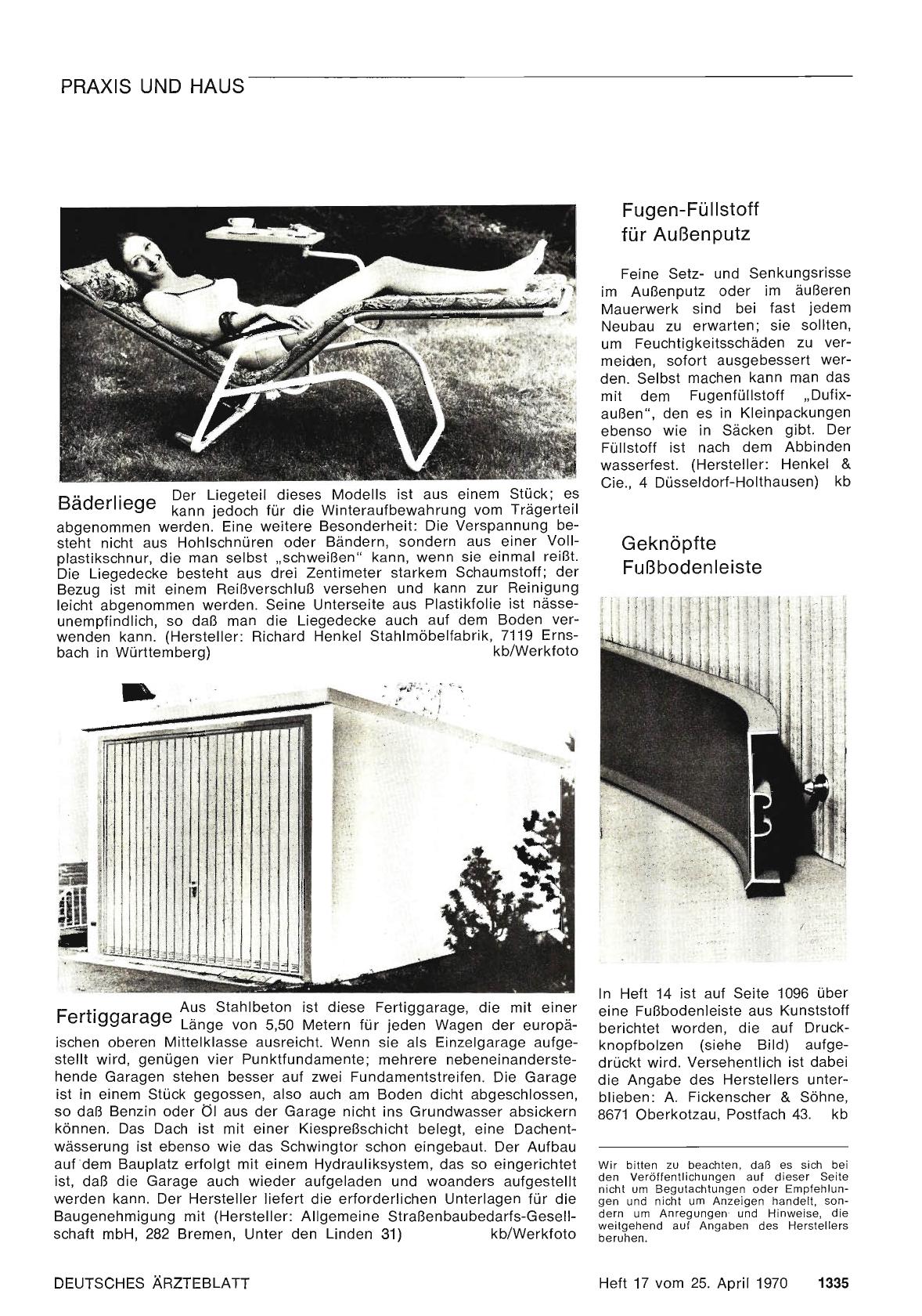 Vorschauseite 1: Bäderliege