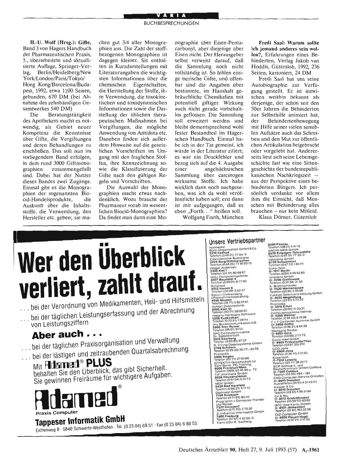 Vorschauseite 1: H. -U. Wolf (Hrsg. ): Gifte