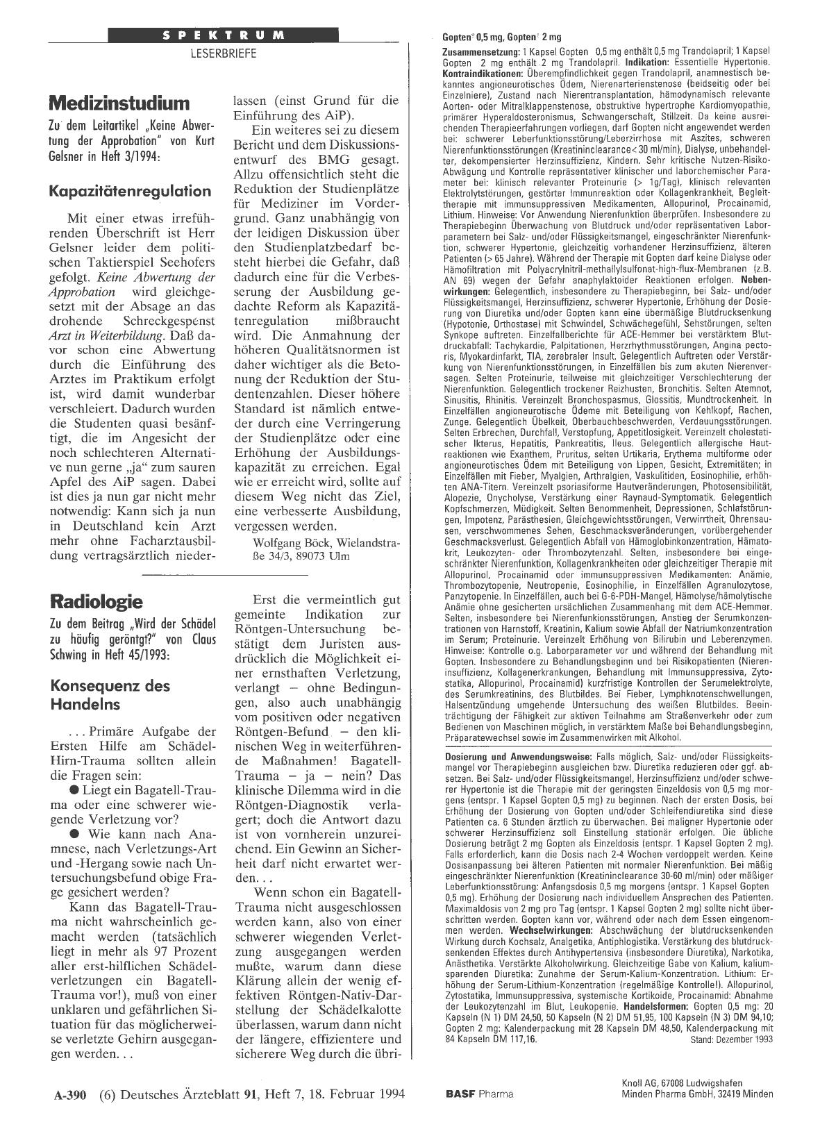 Vorschauseite 1: Radiologie: Konsequenz des Handelns