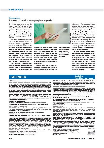 Vorschauseite 1: Betreuungsrecht: Ärzteeinsichtsrecht in Vorsorgeregister umgesetzt