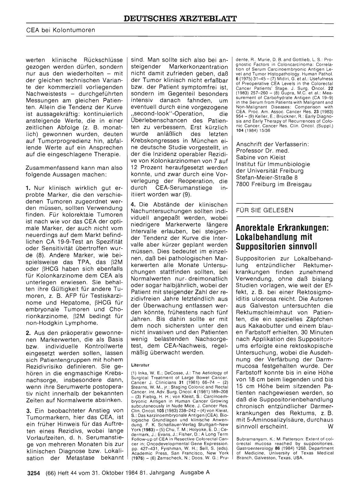 Vorschauseite 1: Anorektale Erkrankungen: Lokalbehandlung mit Suppositorien sinnvoll