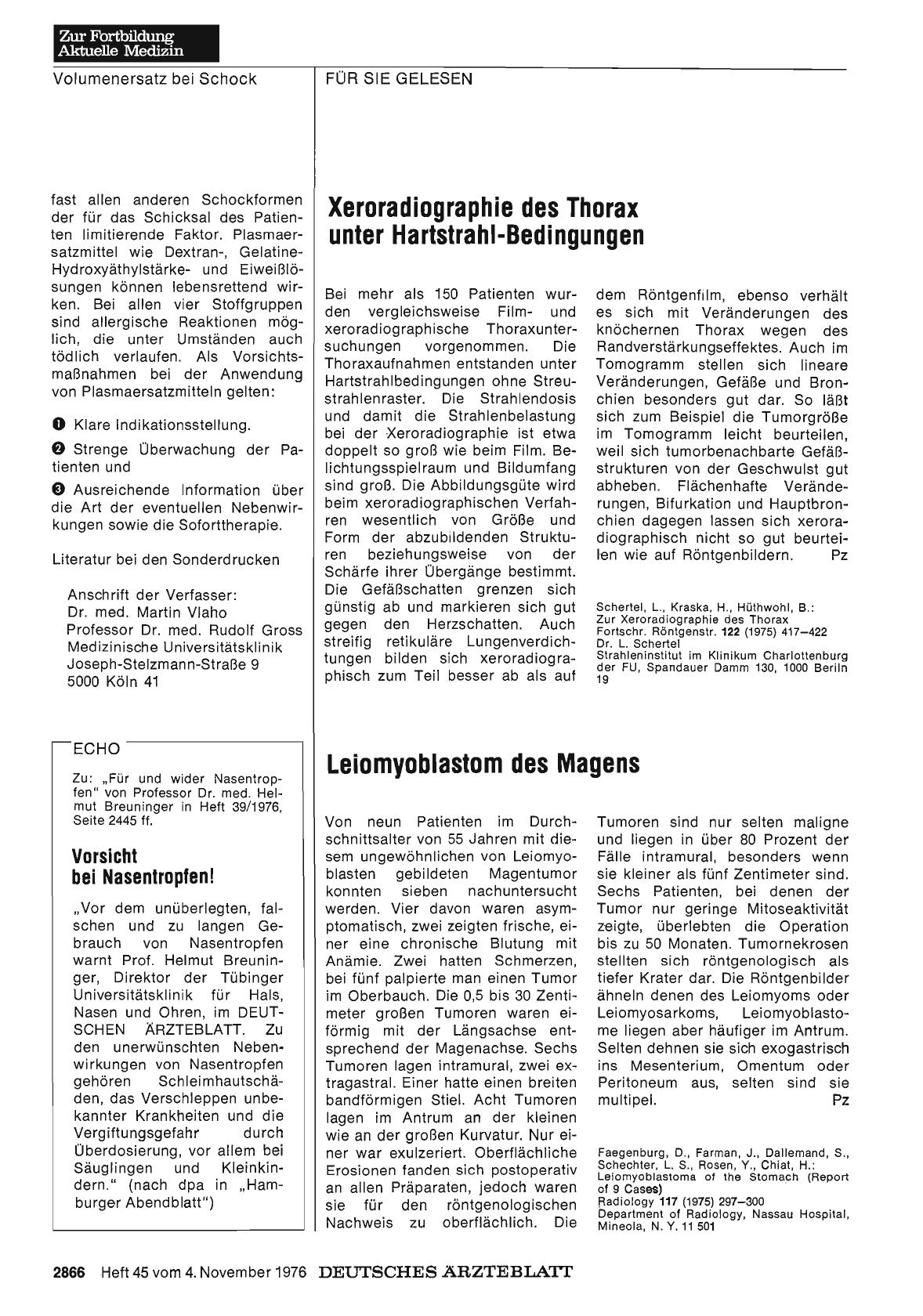Vorschauseite 1: Xeroradiographie des Thorax unter Hartstrahl-Bedingungen