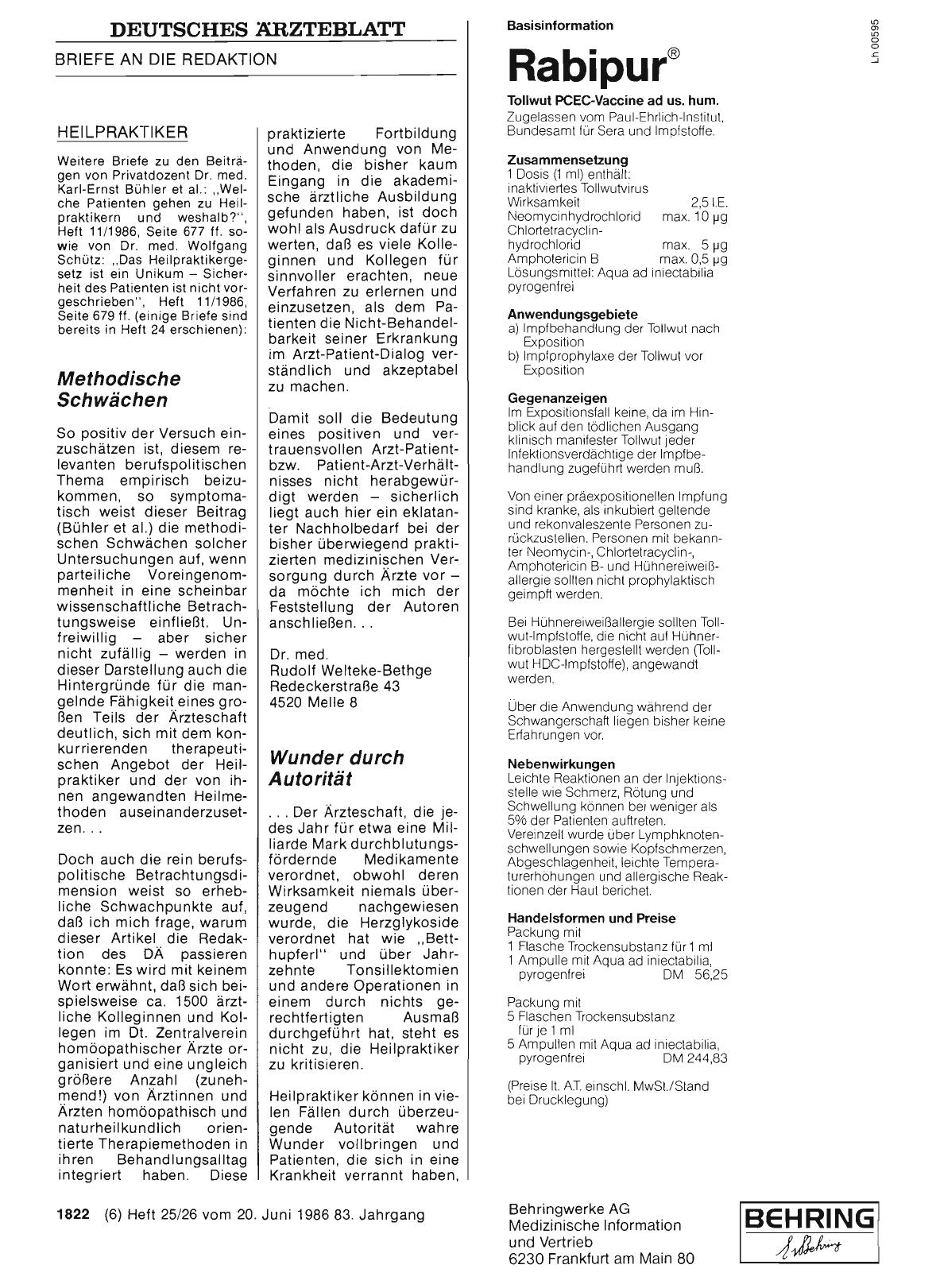 Vorschauseite 1: HEILPRAKTIKER: Wunder durch Autorität