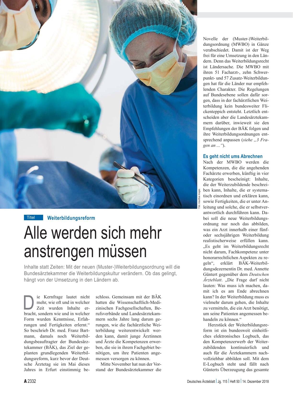 Vorschauseite 1: Weiterbildungsreform: Alle werden sich mehr anstrengen müssen