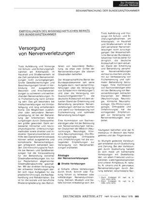 Vorschauseite 1: Versorgung von Nervenverletzungen