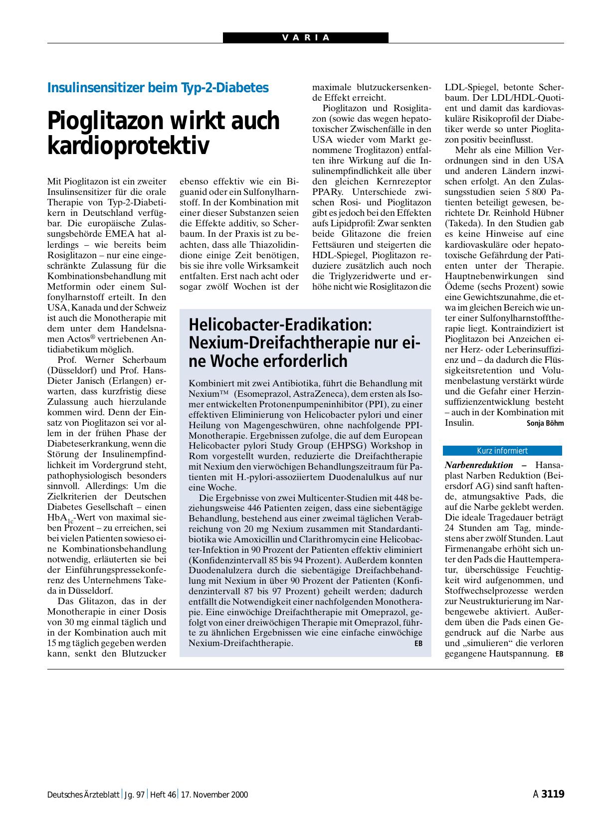 Vorschauseite 1: Narbenreduktion