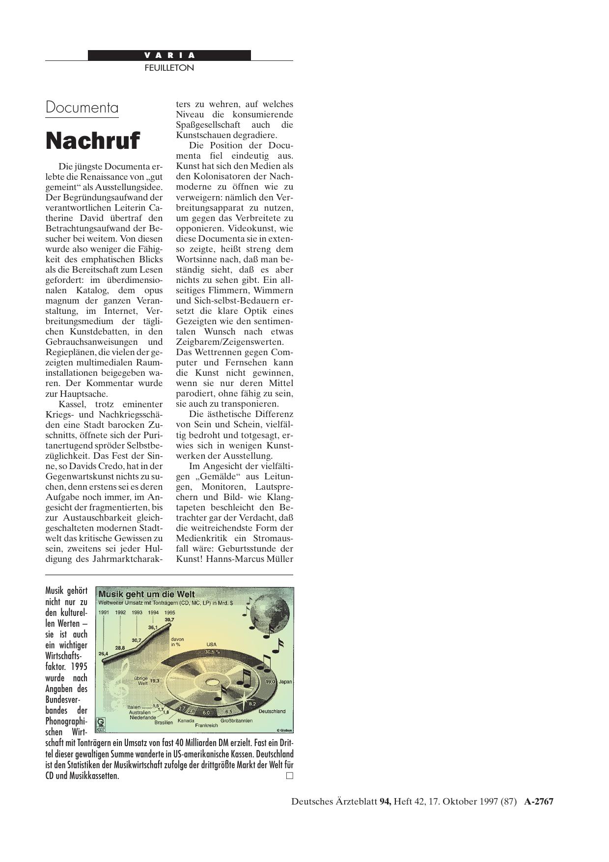 Vorschauseite 1: Musik geht um die Welt