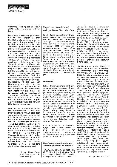 Vorschauseite 1: Eigentumswohnung auf großem Grundstück
