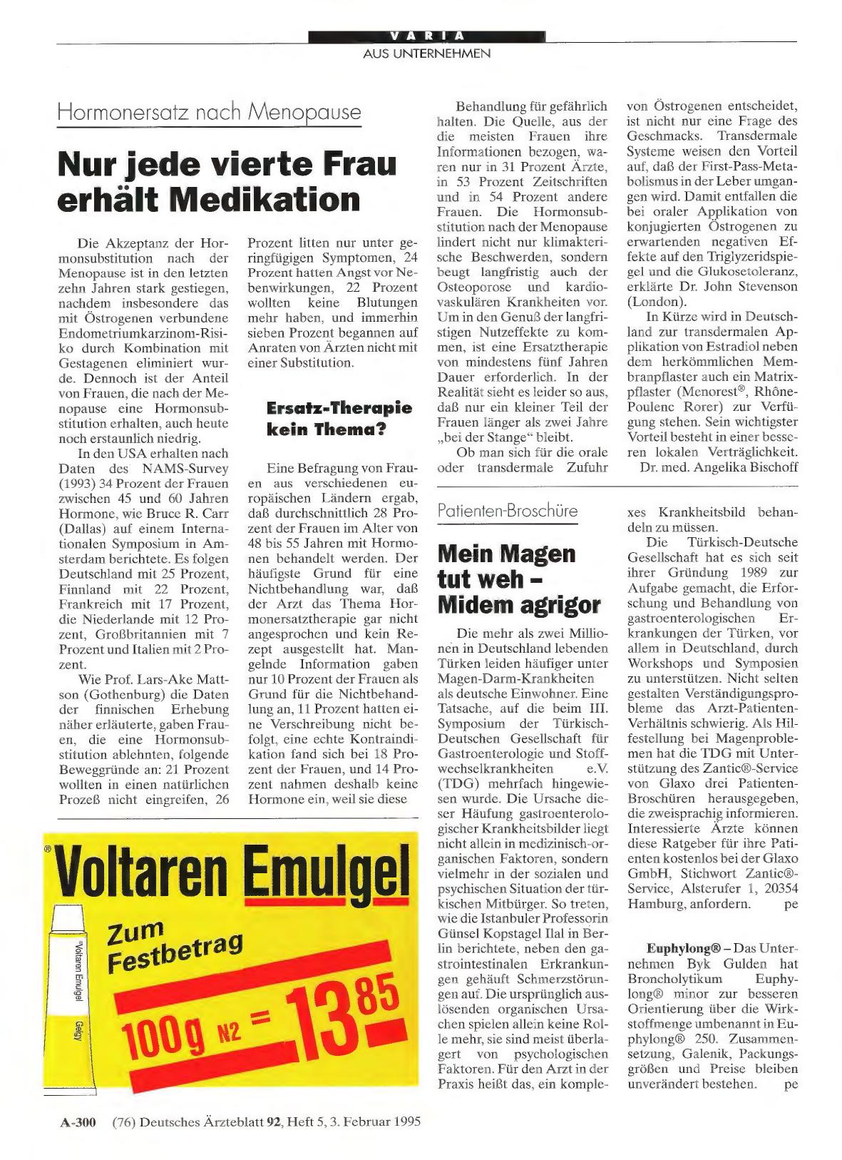 Vorschauseite 1: Patienten-Broschüre: Mein Magen tut weh - Midem agrigor