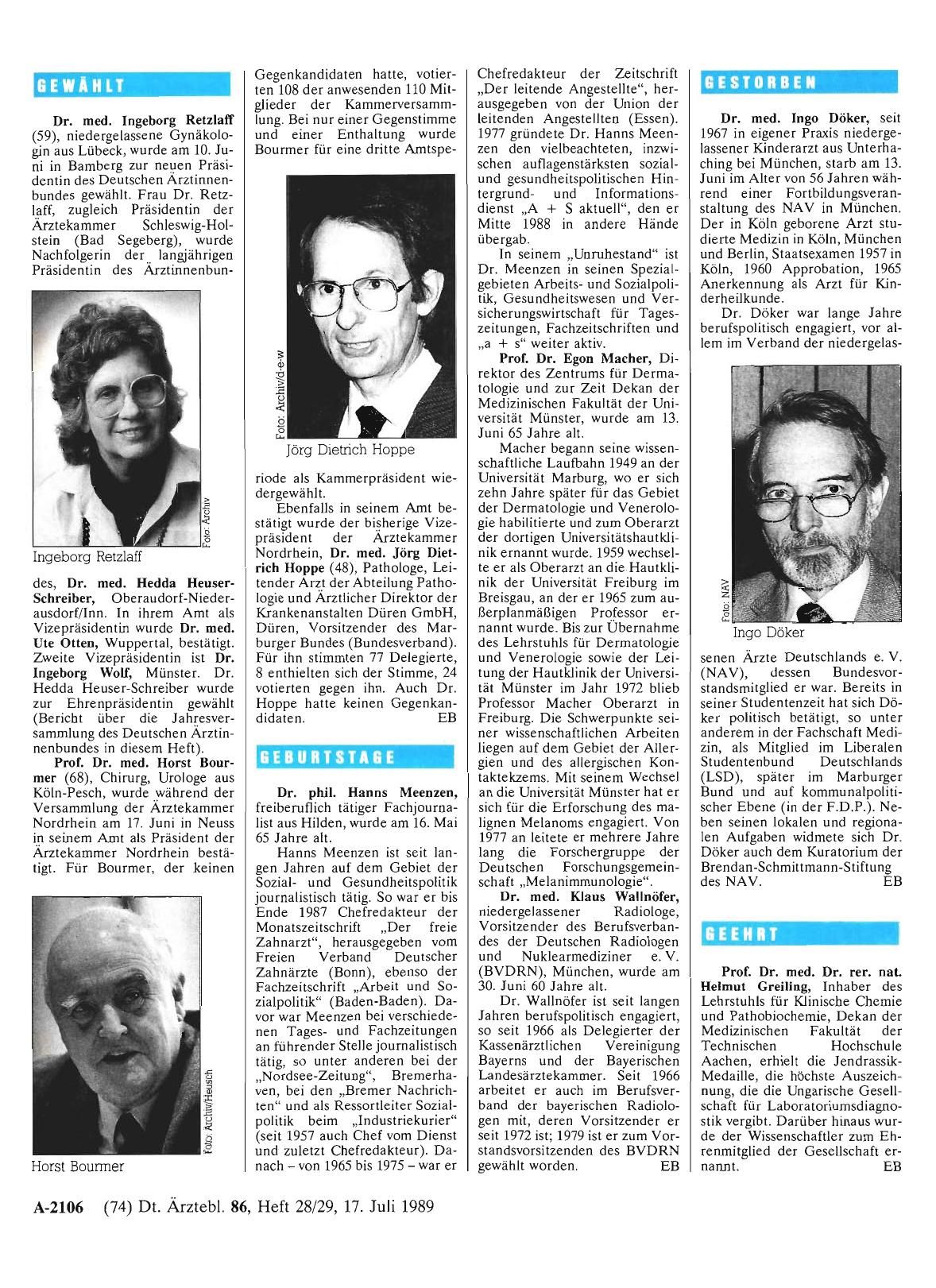 Vorschauseite 1: GESTORBEN