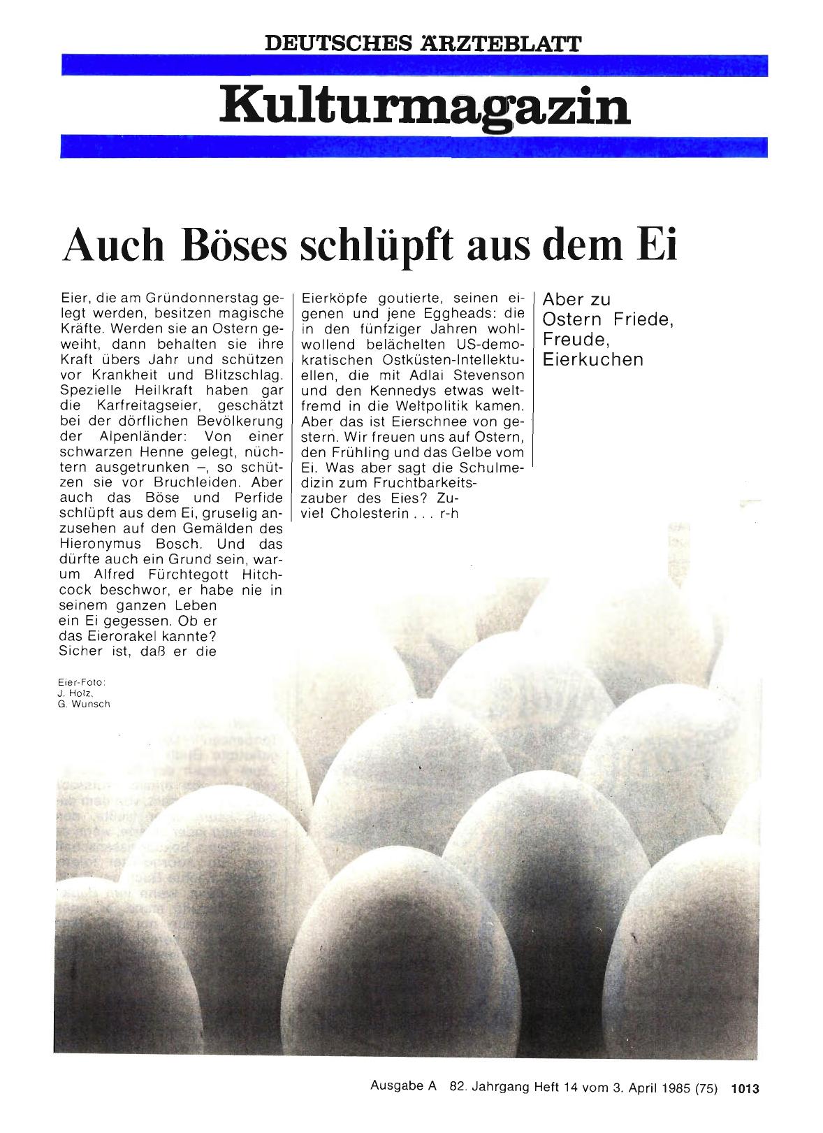 Vorschauseite 1: Auch Böses schlüpft aus dem Ei