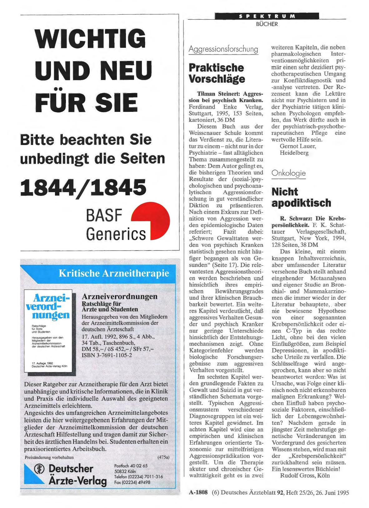 Vorschauseite 1: Aggressionsforschung: Praktische Vorschläge