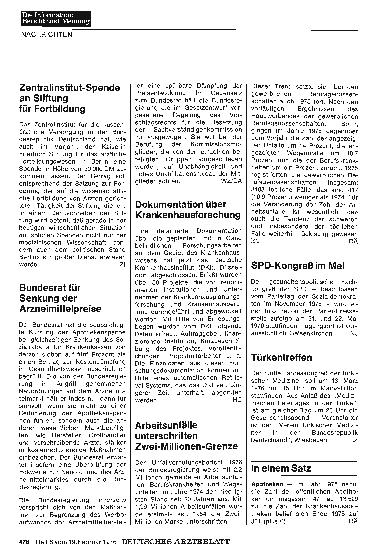 Vorschauseite 1: Dokumentation über Krankenhausforschung
