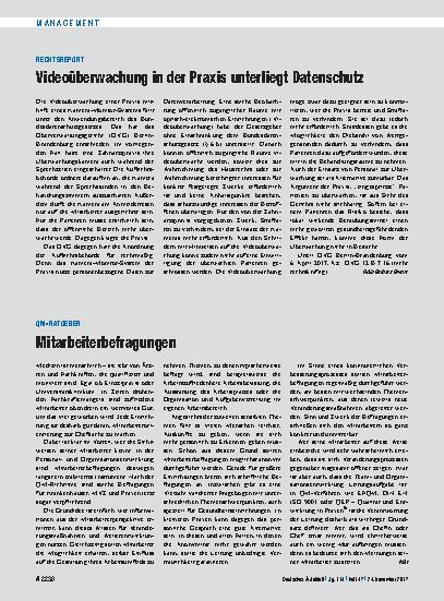 Vorschauseite 1: QM-Ratgeber: Mitarbeiterbefragungen