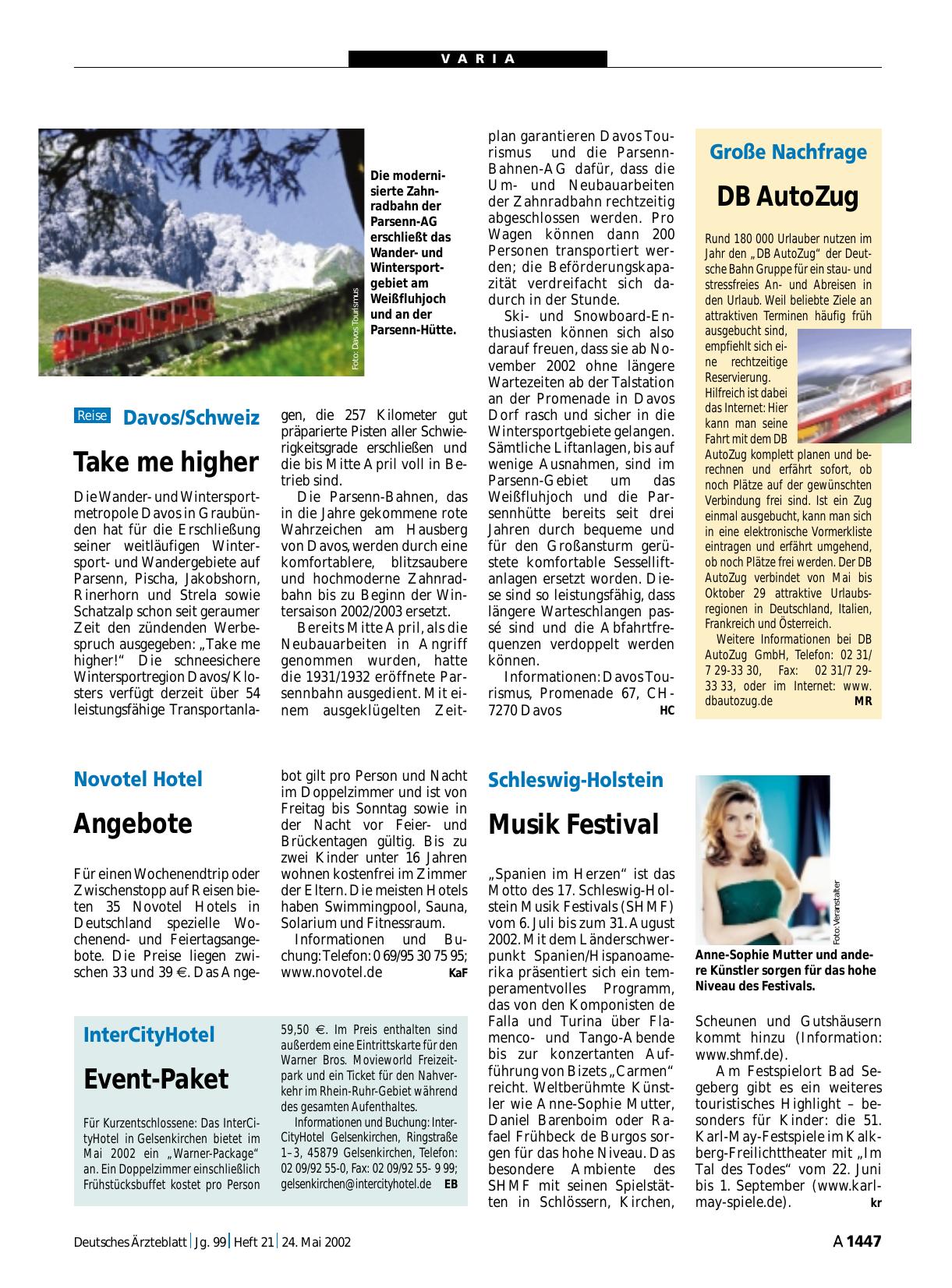Vorschauseite 1: Davos/Schweiz: Take me higher