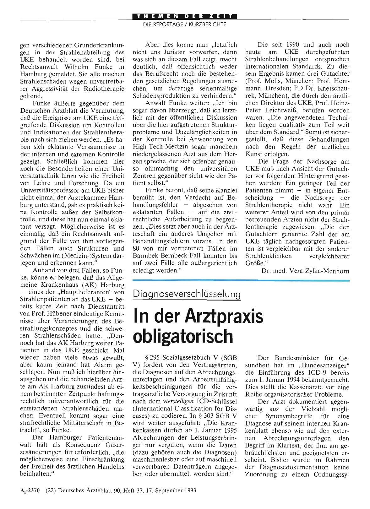 Vorschauseite 1: Diagnoseverschlüsselung: In der Arztpraxis obligatorisch