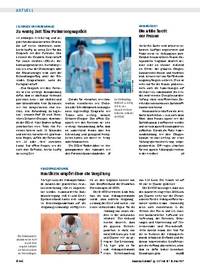 Vorschauseite 1: Zeitdruck im Krankenhaus: Zu wenig Zeit fürs Patientengespräch