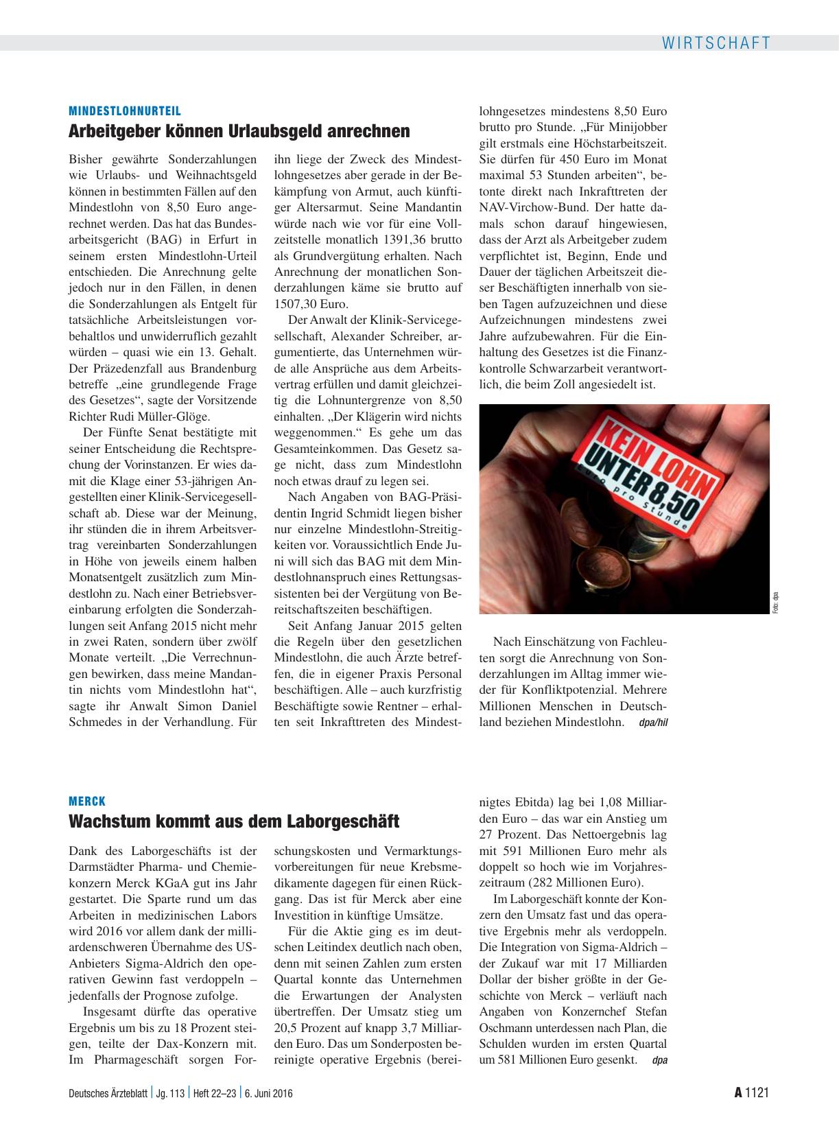 Vorschauseite 1: Merck: Wachstum kommt aus dem Laborgeschäft
