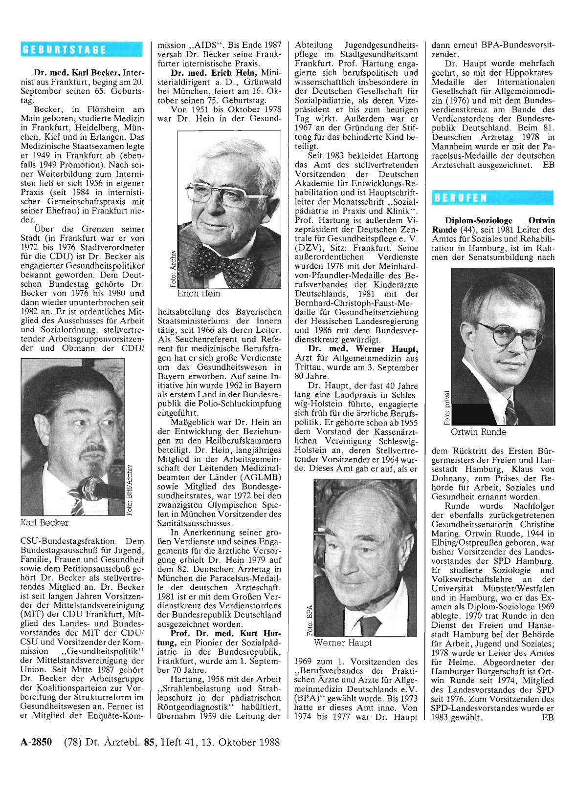 Vorschauseite 1: Berufen