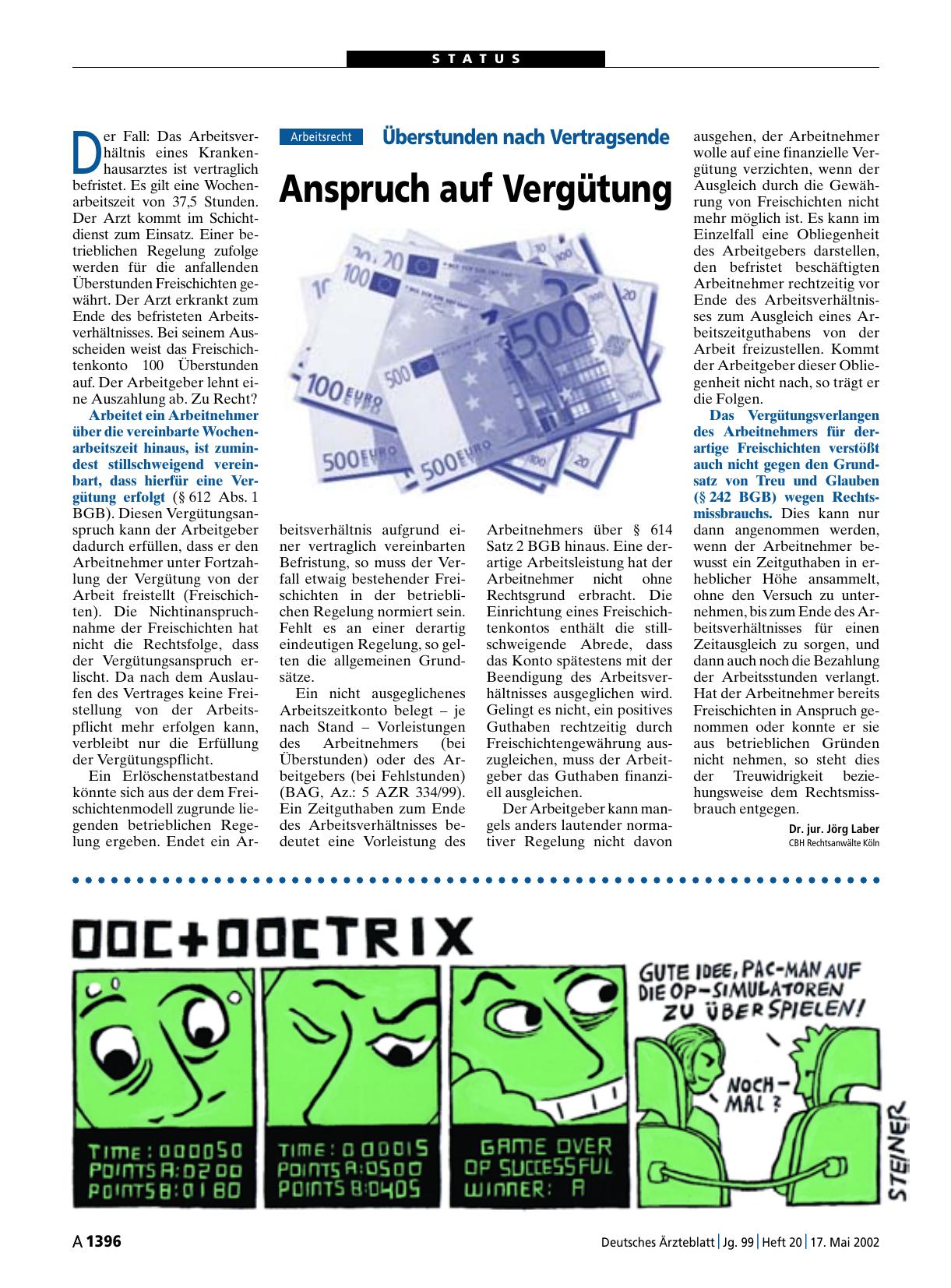Vorschauseite 1: Überstunden nach Vertragsende: Anspruch auf Vergütung