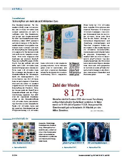 Vorschauseite 1: Zahl der Woche: 8.173
