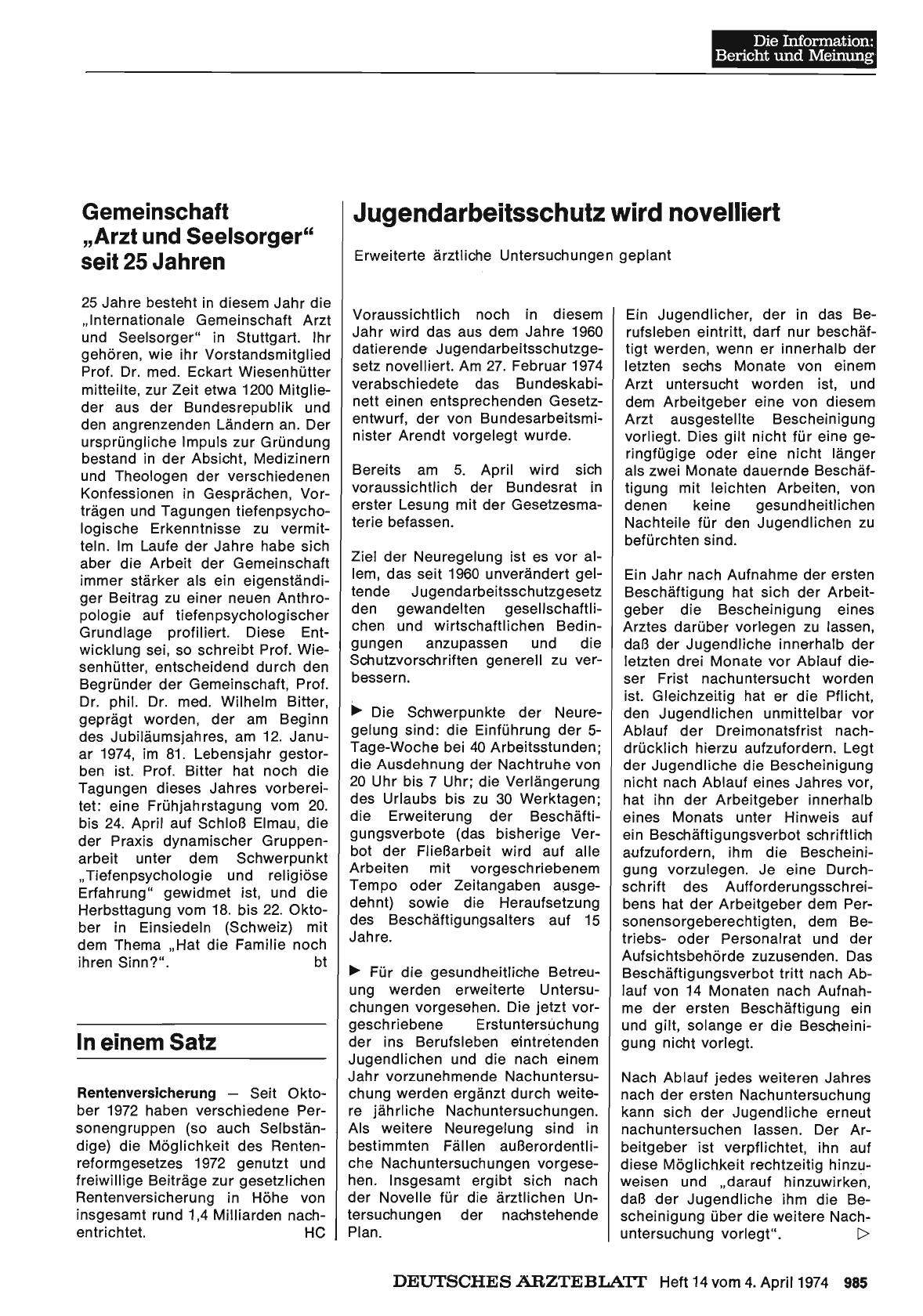 Vorschauseite 1: ln einem Satz