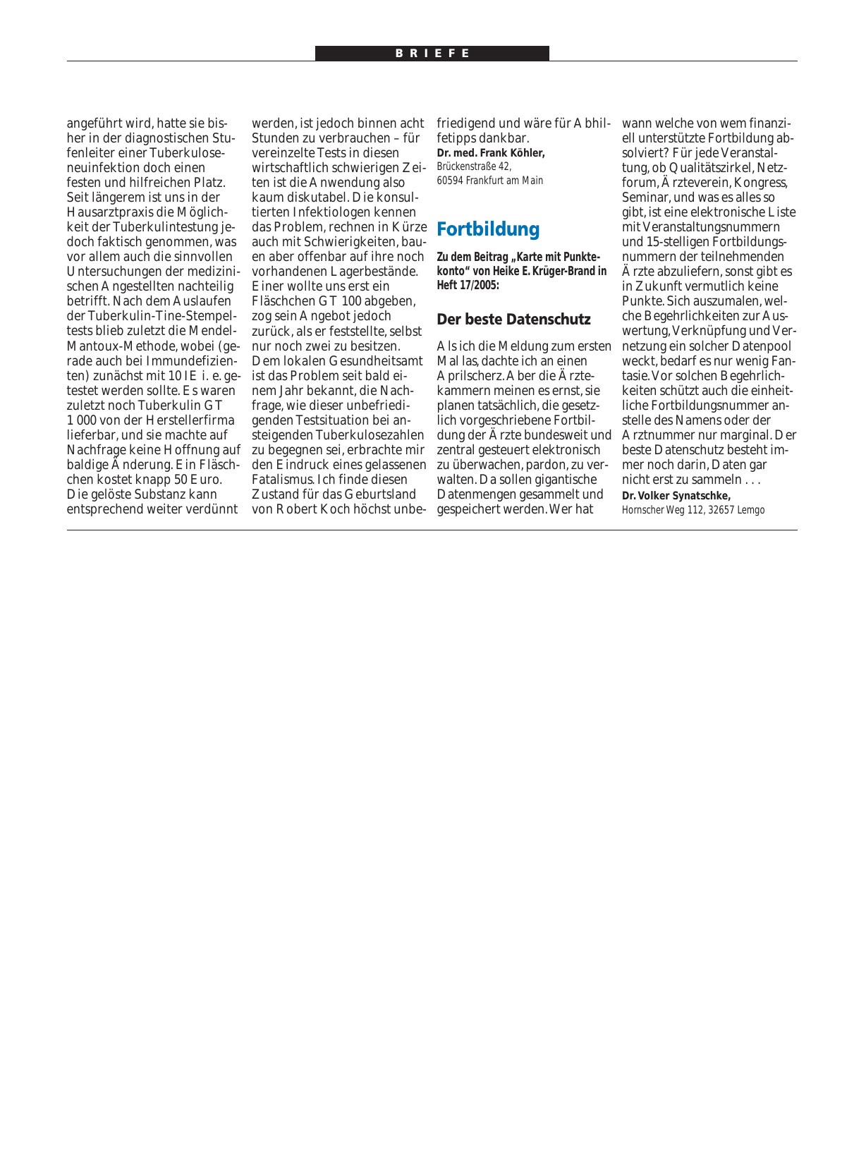 Vorschauseite 1: Fortbildung: Der beste Datenschutz
