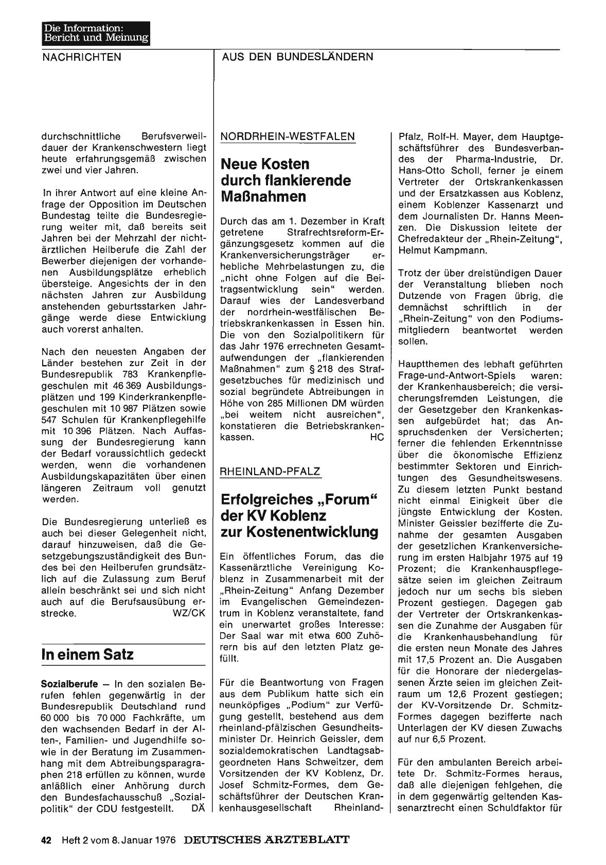 Vorschauseite 1: Rheinland-Pfalz: Erfolgreiches „Forum“ der KV Koblenz zur Kostenentwicklung