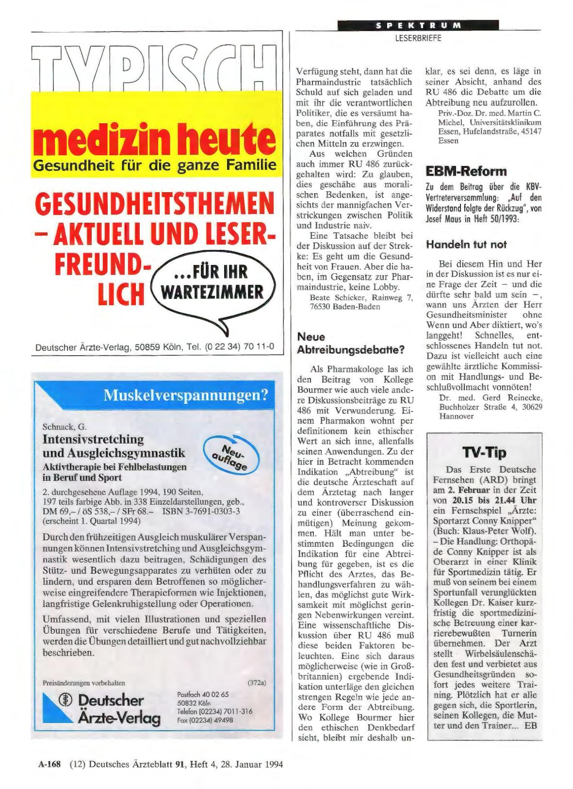 Vorschauseite 1: EBM-Reform: Handeln tut not