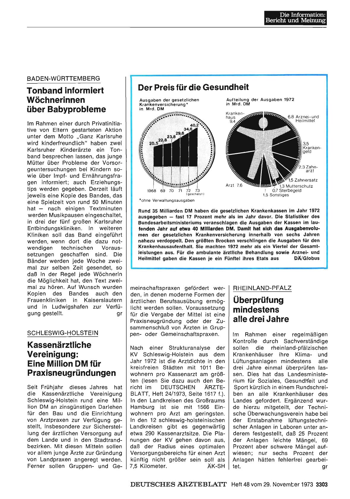 Vorschauseite 1: Der Preis für die Gesundheit