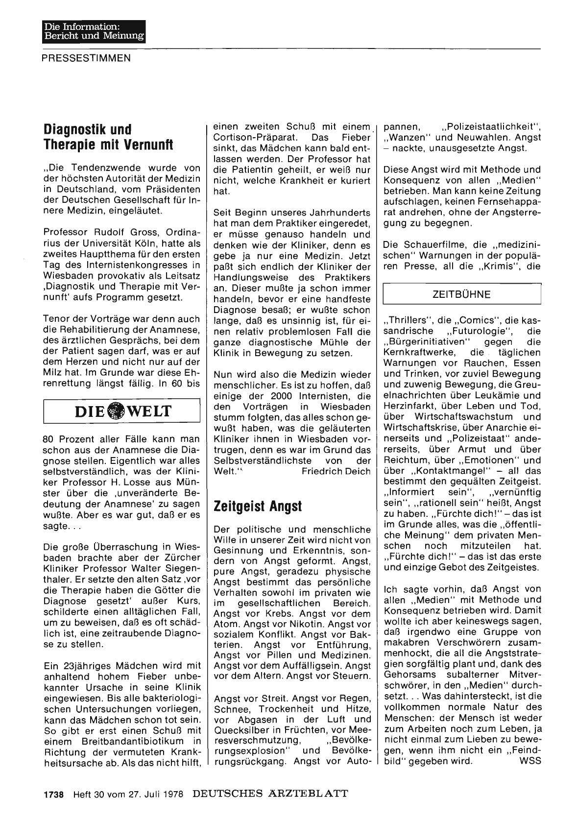 Vorschauseite 1: Diagnostik und Therapie mit Vernunft