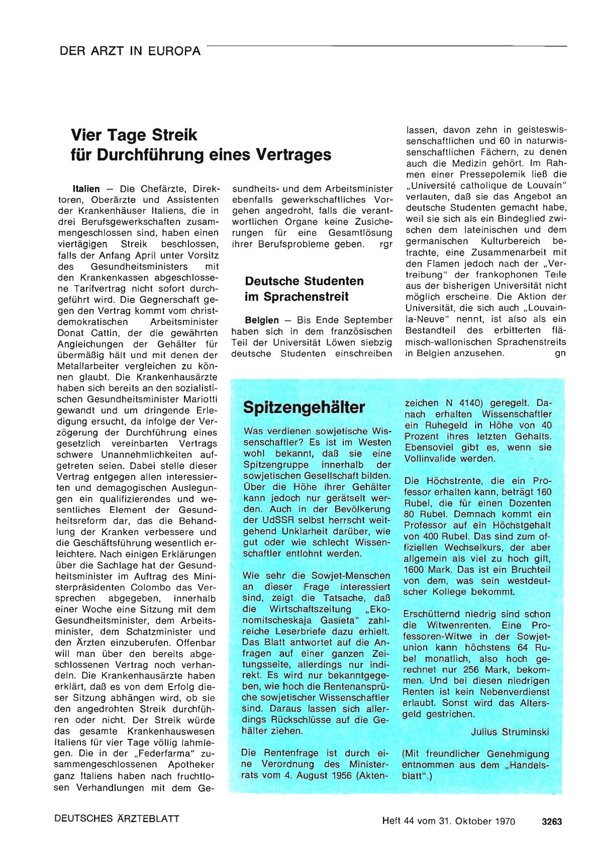 Vorschauseite 1: Vier Tage Streik für Durchführung eines Vertrages
