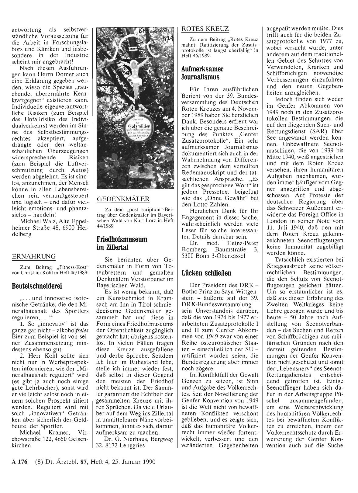 Vorschauseite 1: ROTES KREUZ: Aufmerksamer Journalismus