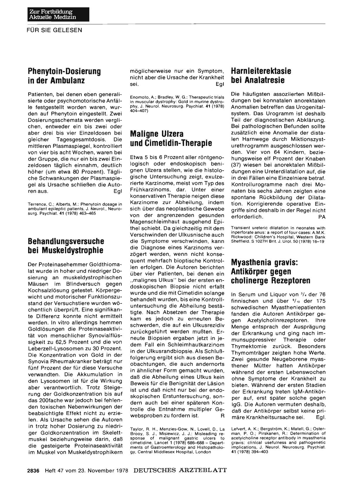 Vorschauseite 1: Behandlungsversuche bei Muskeldystrophie