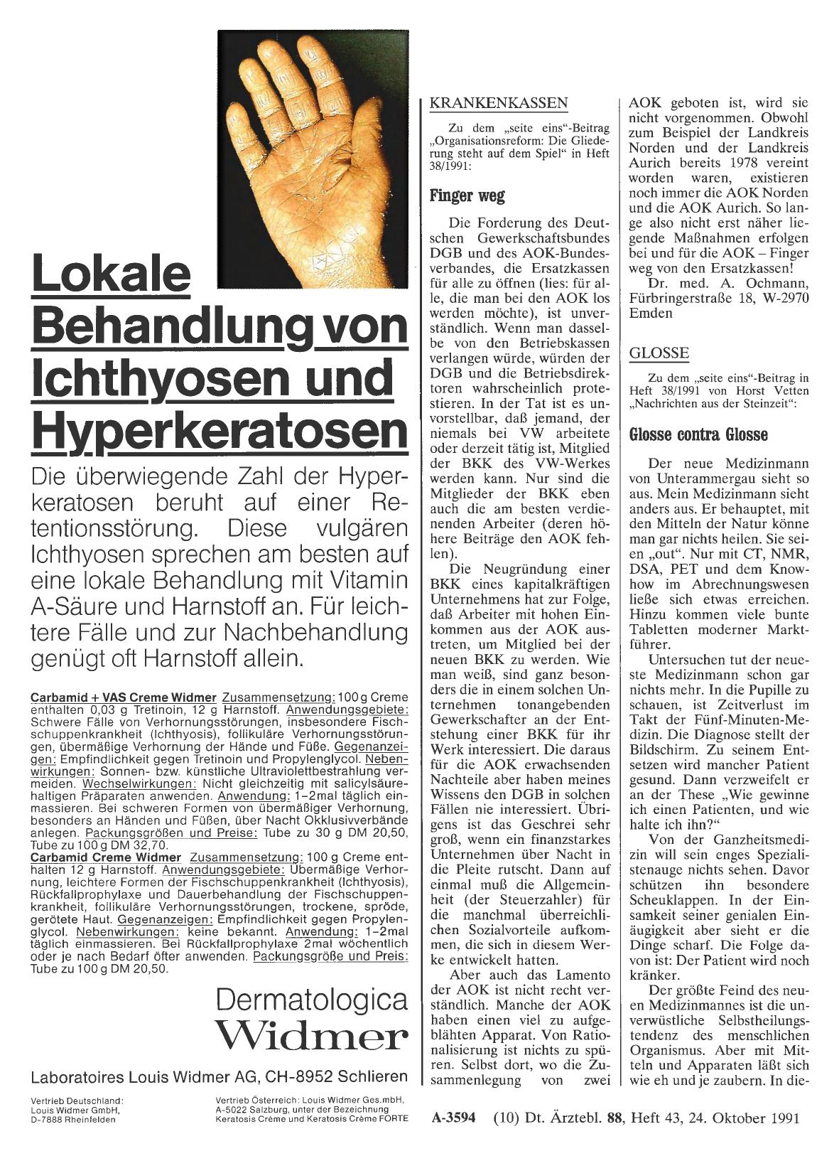 Vorschauseite 1: KRANKENKASSEN: Finger weg