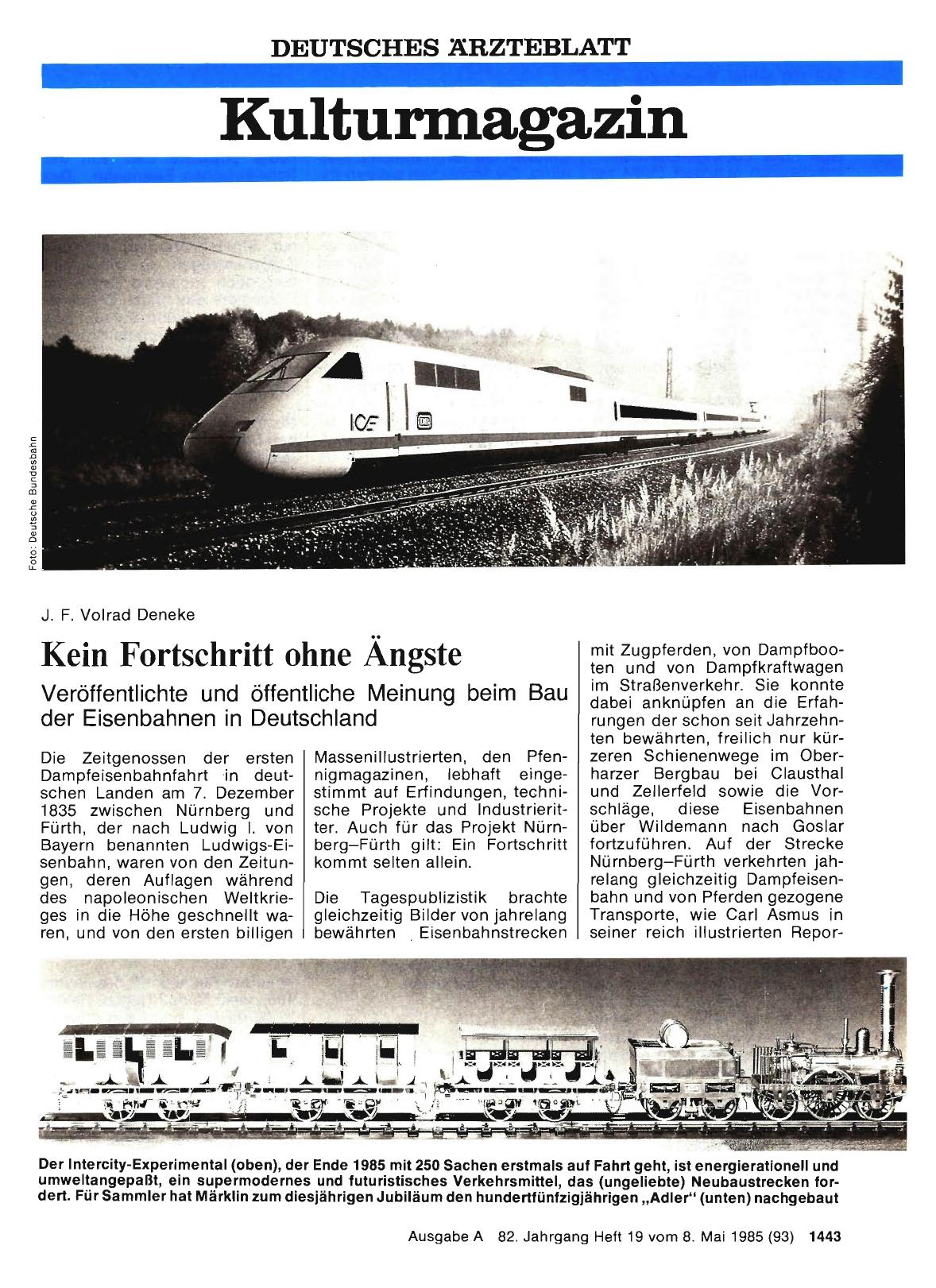 Vorschauseite 1: Kein Fortschritt ohne Ängste: Veröffentlichte und öffentliche Meinung beim Bau der Eisenbahnen in Deutschland