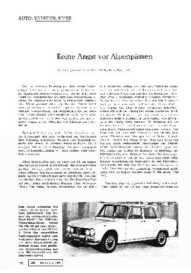 Vorschauseite 1: Keine Angst vor Alpenpässen