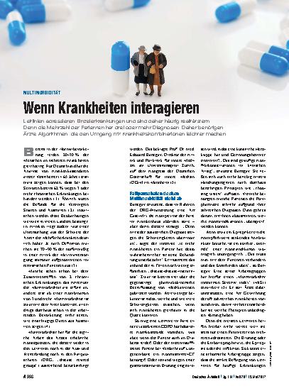 Vorschauseite 1: Multimorbidität: Wenn Krankheiten interagieren