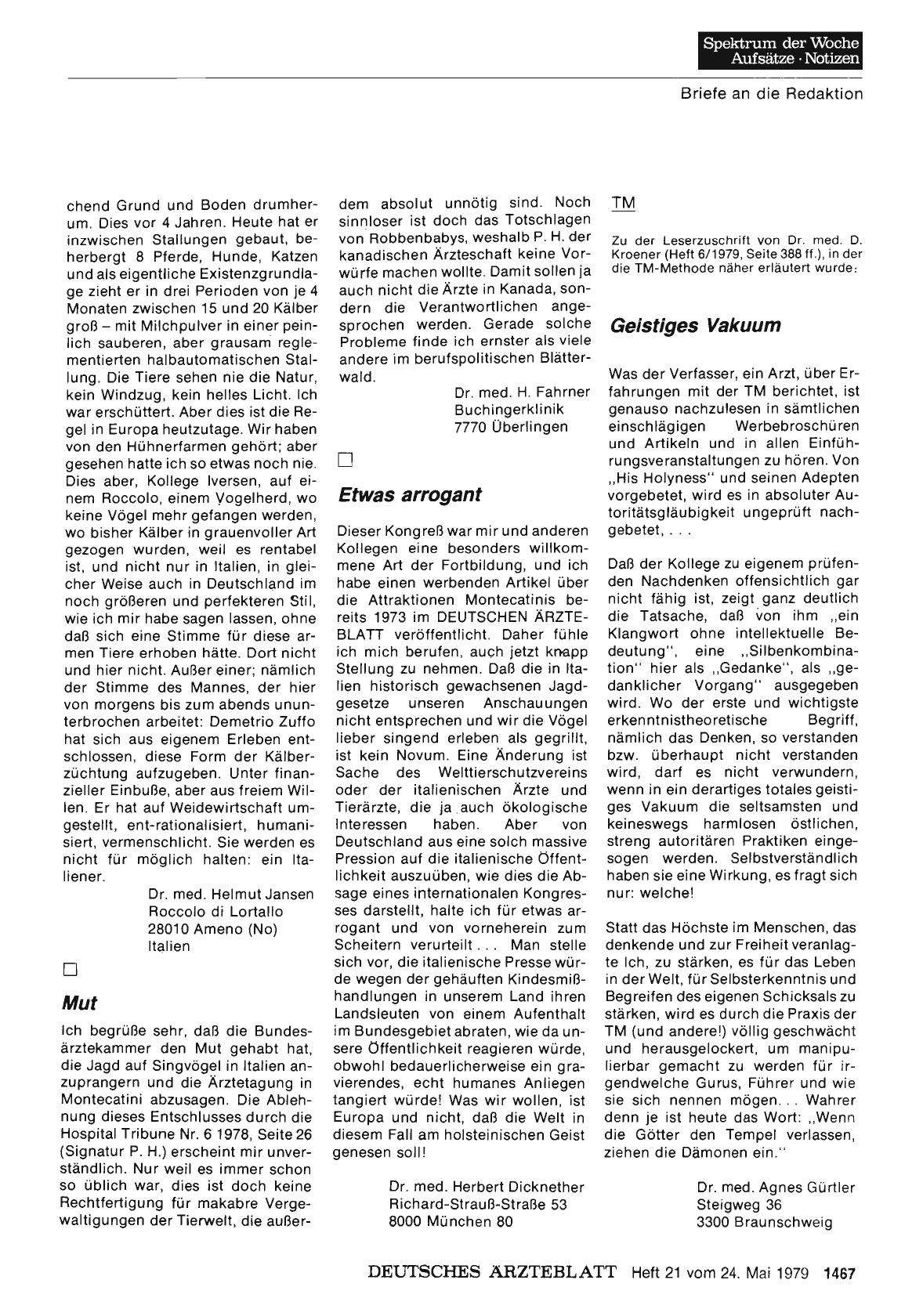 Vorschauseite 1: VOGELJAGD: Mut