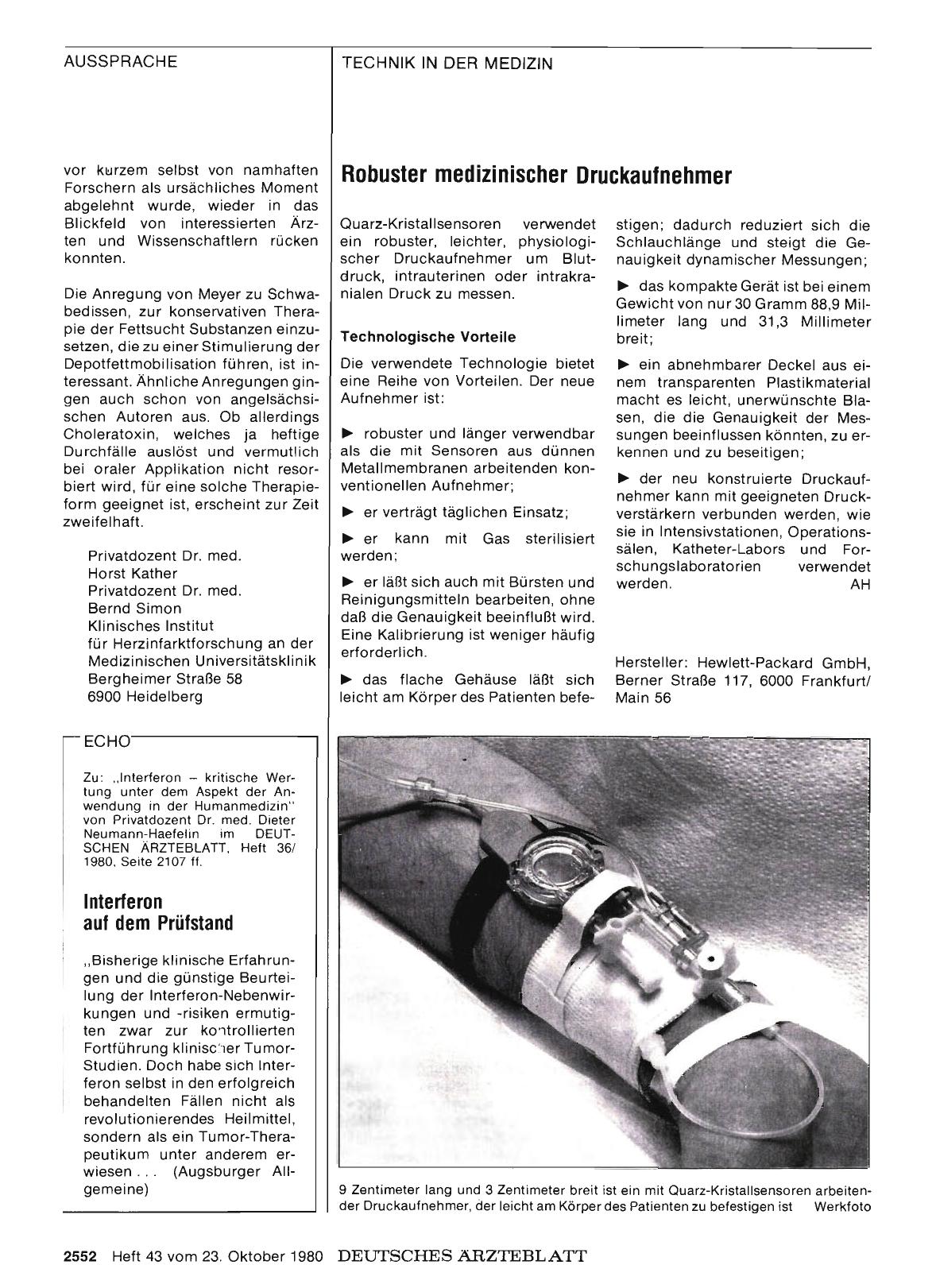 Vorschauseite 1: Neue Aspekte in der Pathogenese der Fettsucht: Schlußwort