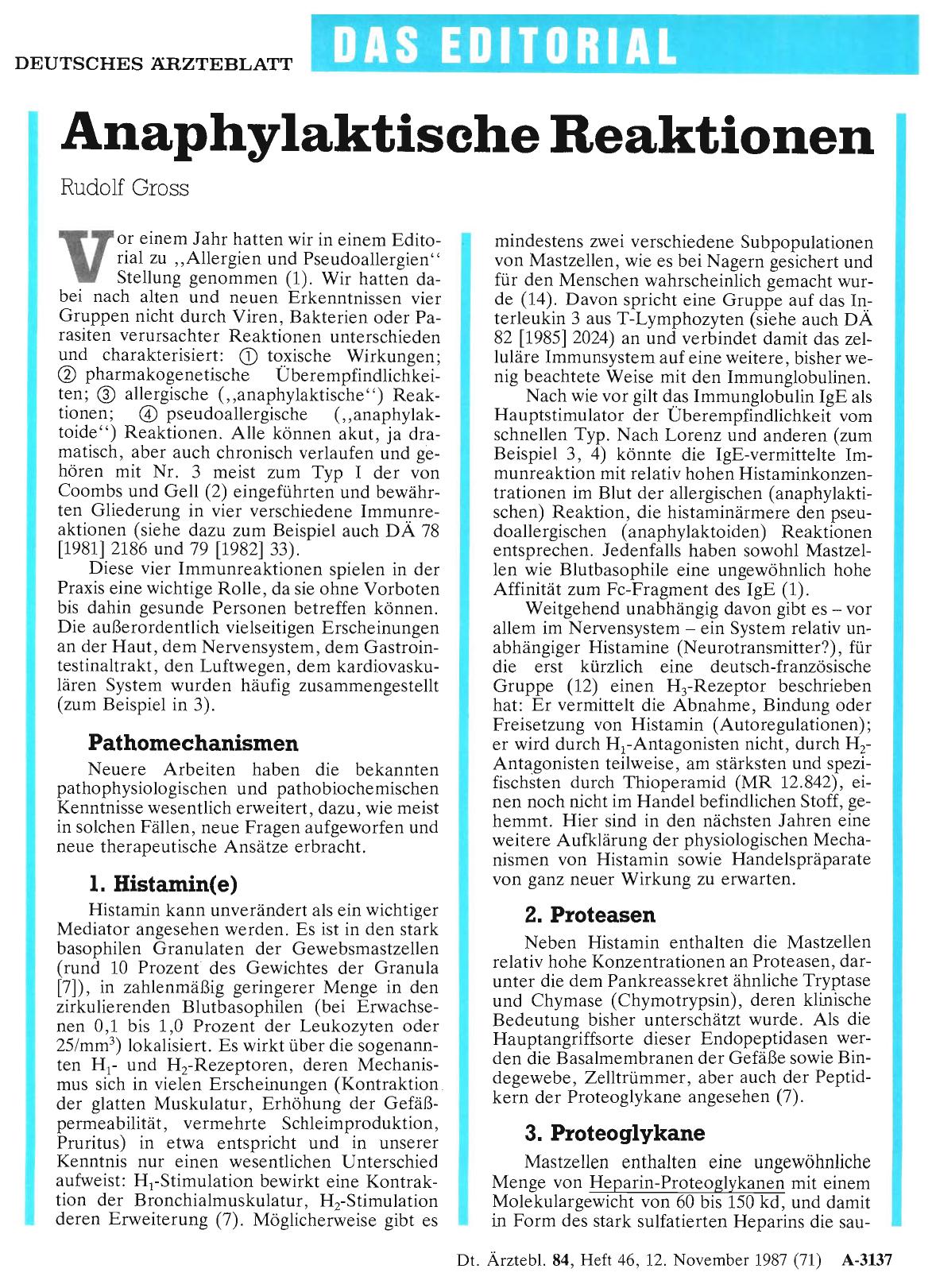 Vorschauseite 1: Anaphylaktische Reaktionen
