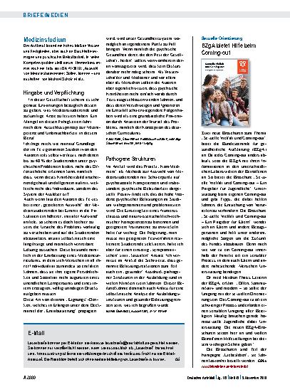 Vorschauseite 1: Medizinstudium: Hingabe und Verpflichtung